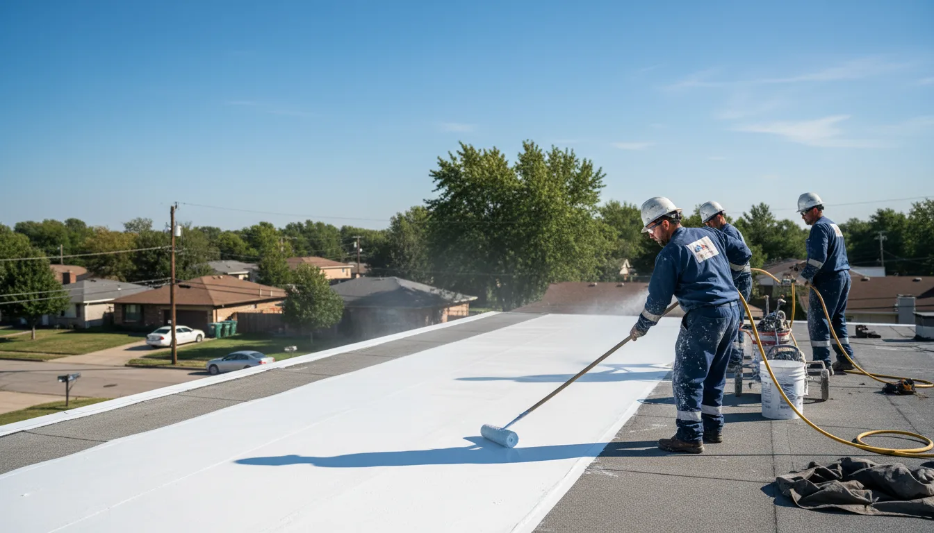 Commercial roof coating in Moodus, CT near me